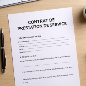 Contrat de prestation de service